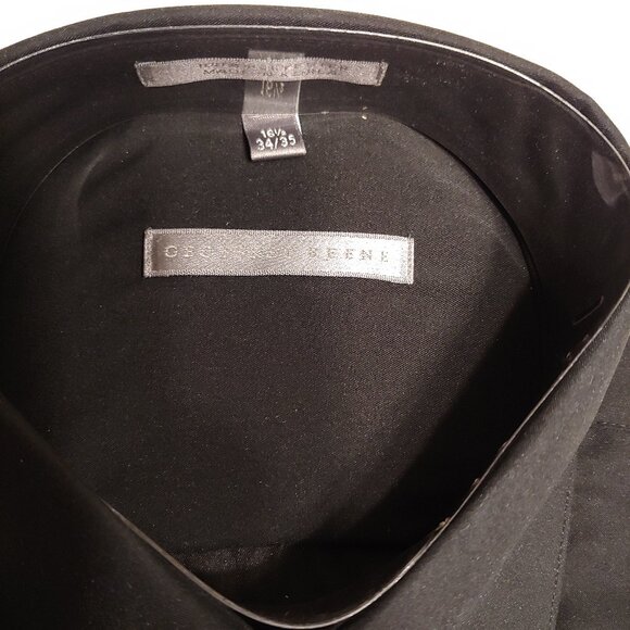 Geoffrey Beene Black Long Sleeve Dress Shirt - Picture 2 of 3